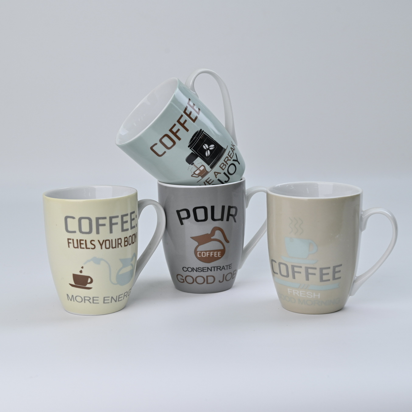 new bone china coffee mug set