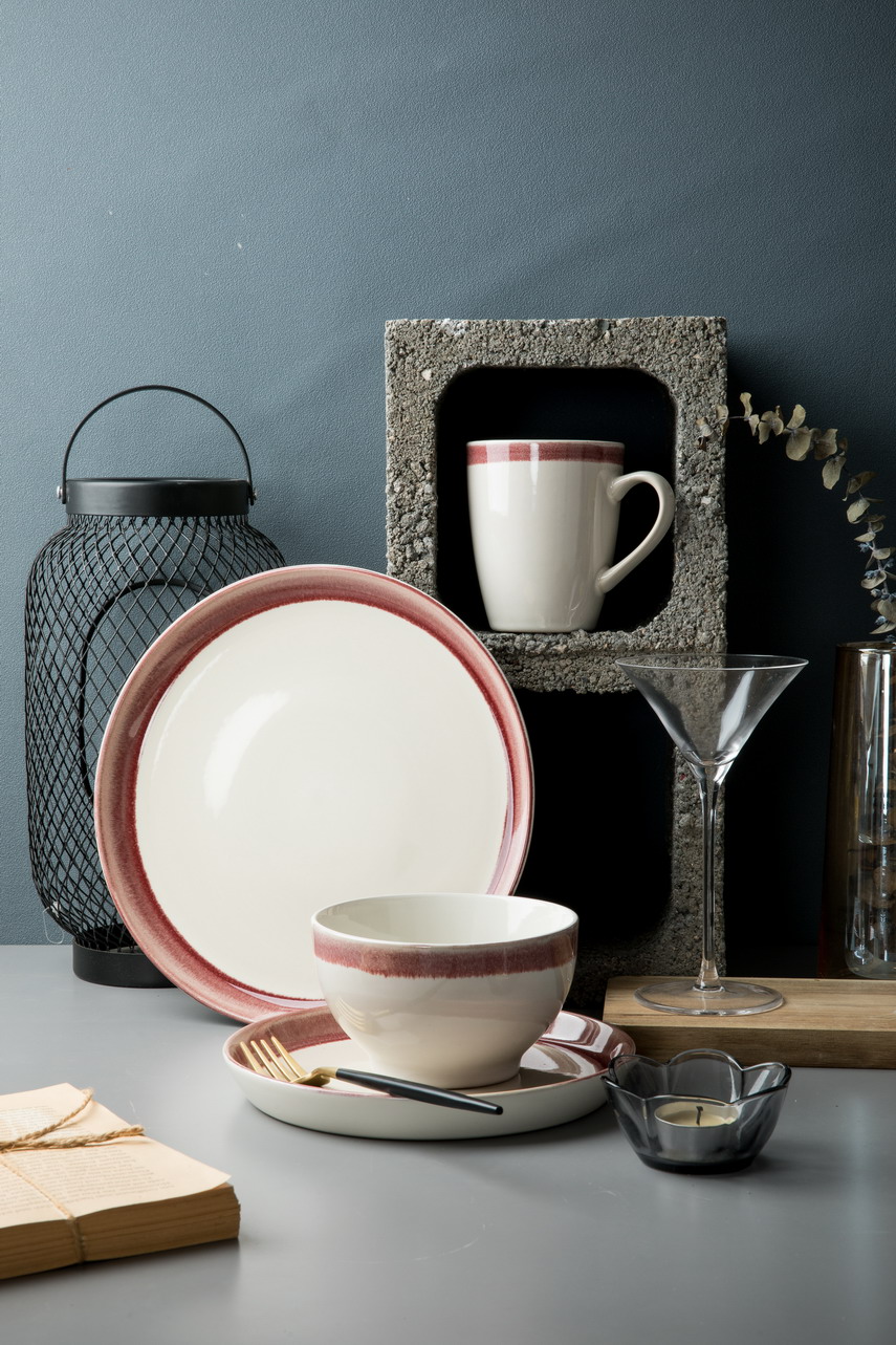 stoneware dinnerware set QX