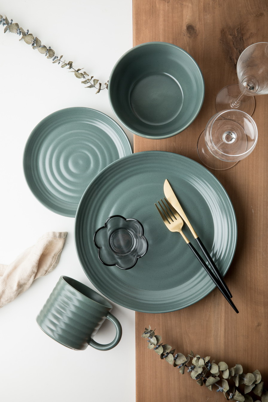 stoneware dinnerware set QX