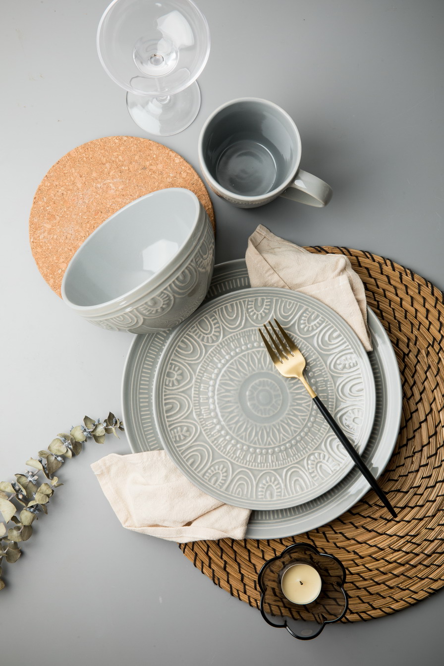 stoneware dinnerware set QX