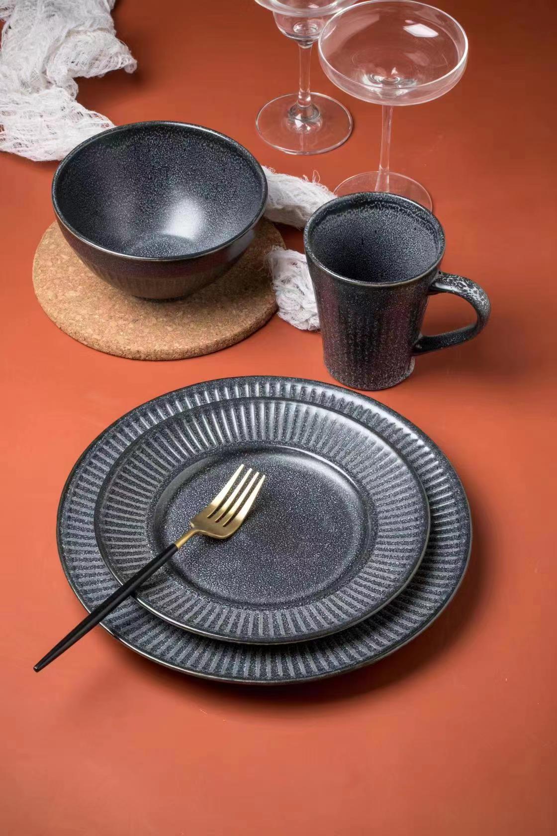 stoneware dinnerware set QX